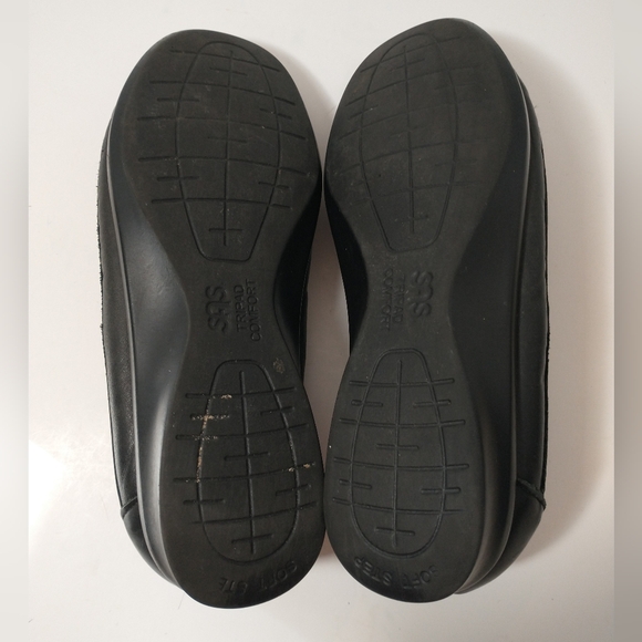 SAS Leather Roamer Slip On Loafer, Black Size 9WW, Comfort, Support, Adjustable - Picture 8 of 12